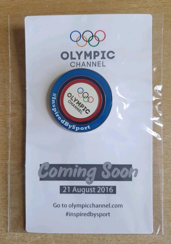 Olympic channel pin 2016 metal - pin,